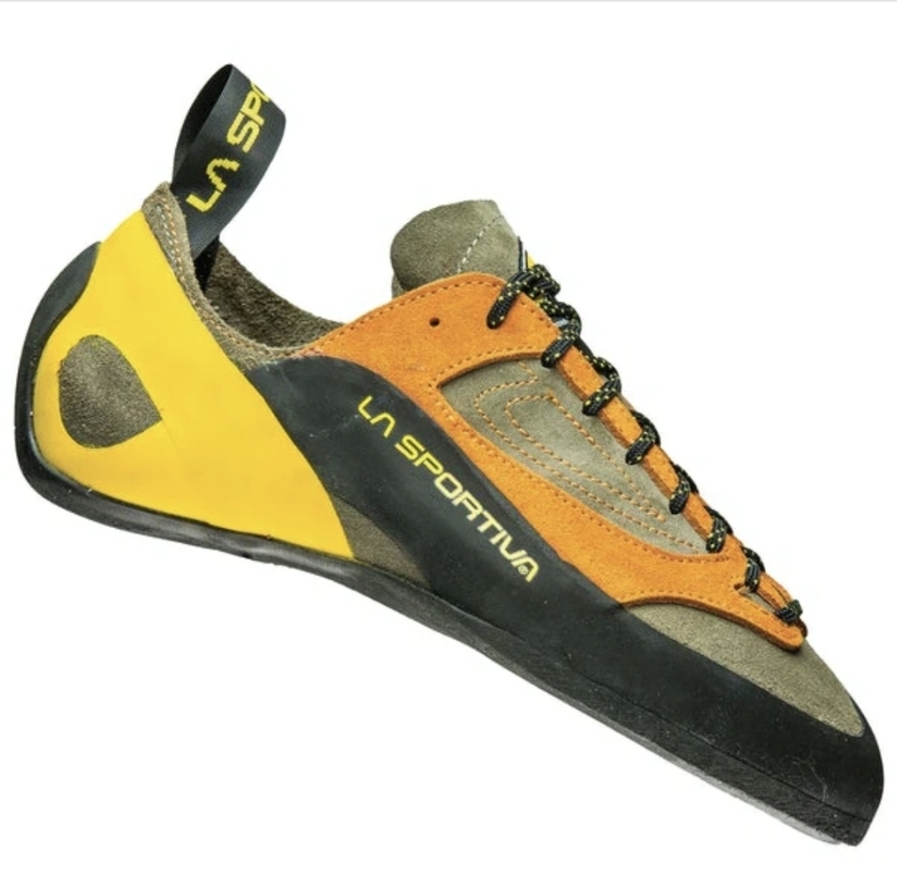 La Sportiva Women's 'Finale' Orange & Yellow Leather Climbing Shoes (US 7.5)